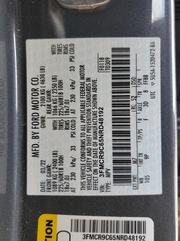 3FMCR9C65NRD48192 Ford Bronco Sport Outer Banks