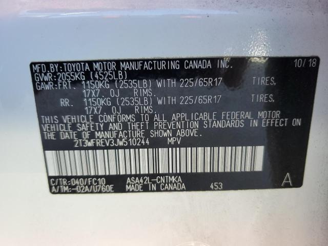 2T3WFREV3JW510244 Toyota Rav4 Adventure