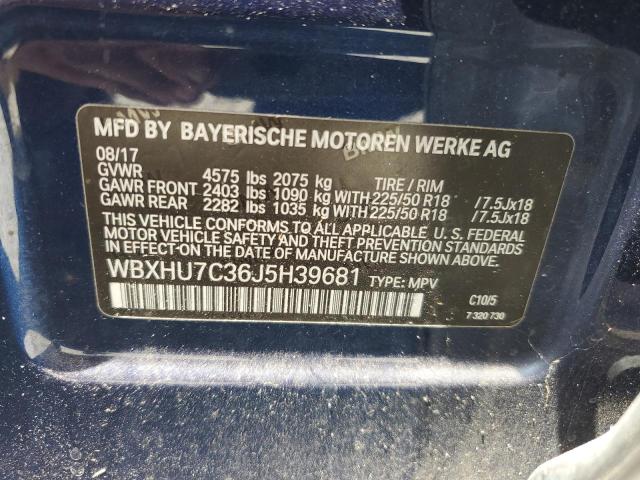 WBXHU7C36J5H39681 BMW X1 Sdrive28i