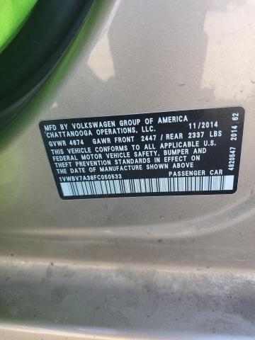 1VWBV7A38FC050533 Volkswagen PASSAT SE
