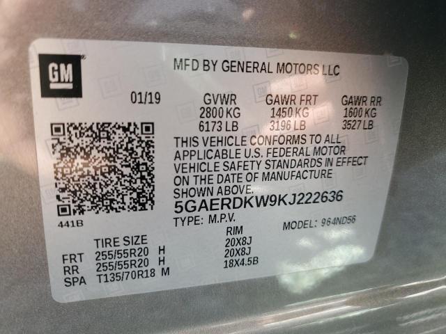 5GAERDKW9KJ222636 Buick Enclave Avenir