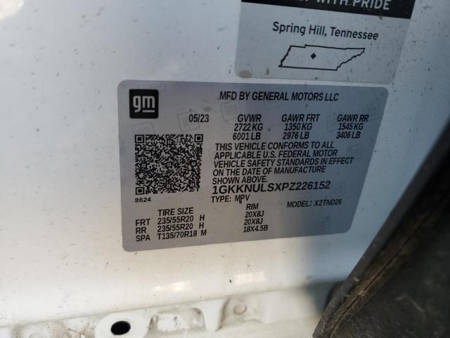 1GKKNULSXPZ226152 GMC ACADIA SLT