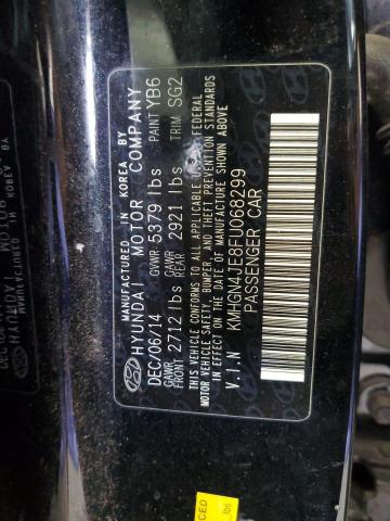 KMHGN4JE8FU068299 Hyundai Genesis 3.8l