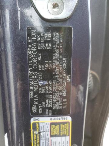 KNDPRCA64H7280646 KIA Sportage Sx