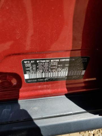 JA4AP3AU0KU008589 Mitsubishi Outlander Sport Es