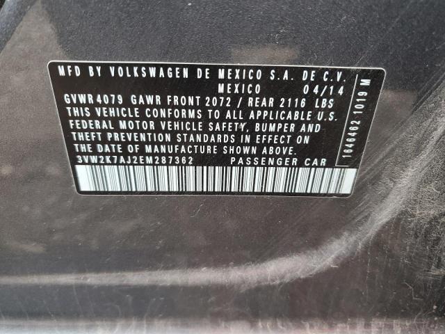 3VW2K7AJ2EM287362 Volkswagen JETTA BASE