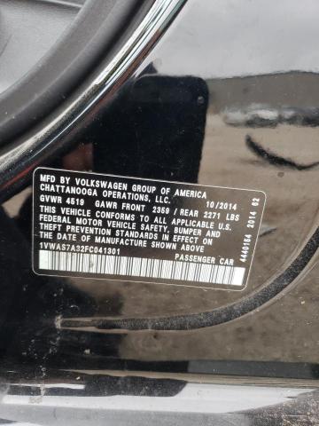 1VWAS7A32FC041301 Volkswagen PASSAT S