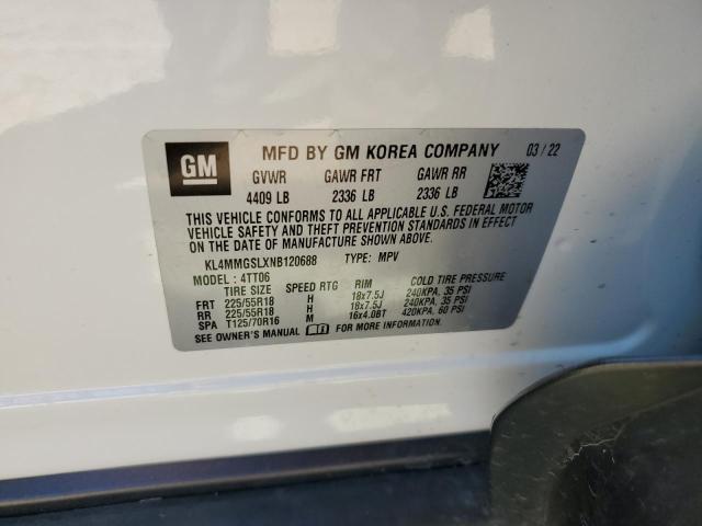 KL4MMGSLXNB120688 Buick Encore Gx Essence