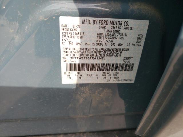 3FTTW8F96PRA13474 Ford Maverick Xl