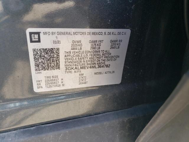 3GKALMEV4ML364782 GMC Terrain Sle