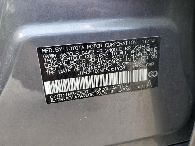 JTHBF1D28F5061938 Lexus IS 250