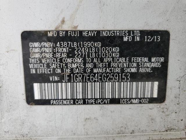 JF1GR7E64EG259153 Subaru Impreza Wrx