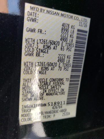 1N6BA1F48HN518911 Nissan Titan Xd Sl