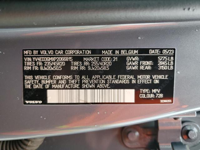 YV4ED3GMXP2066815 Volvo C40 Recharge Ultimate