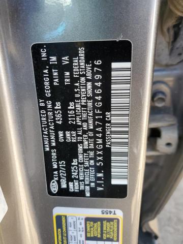 5XXGM4A71FG464976 KIA Optima Lx