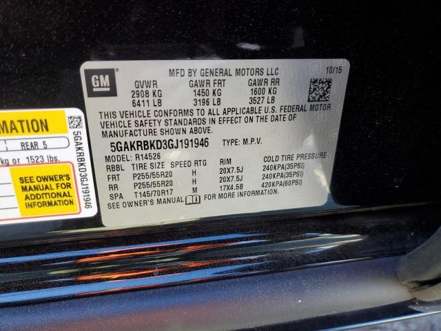5GAKRBKD3GJ191946 Buick Enclave
