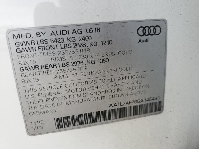 WA1L2AFP8GA145481 Audi Q5 Premium Plus