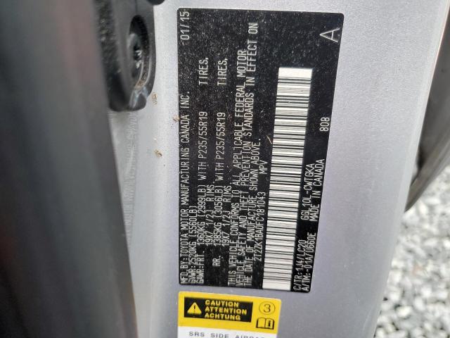 2T2ZK1BA0FC181043 Lexus RX 350
