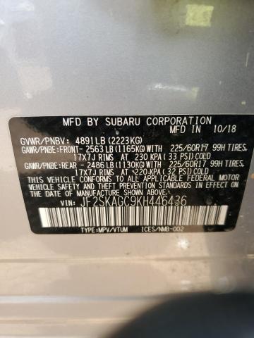 JF2SKAGC9KH446436 Subaru Forester Premium