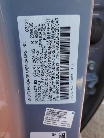 1HGCV2F30MA016213 Honda Accord Sport