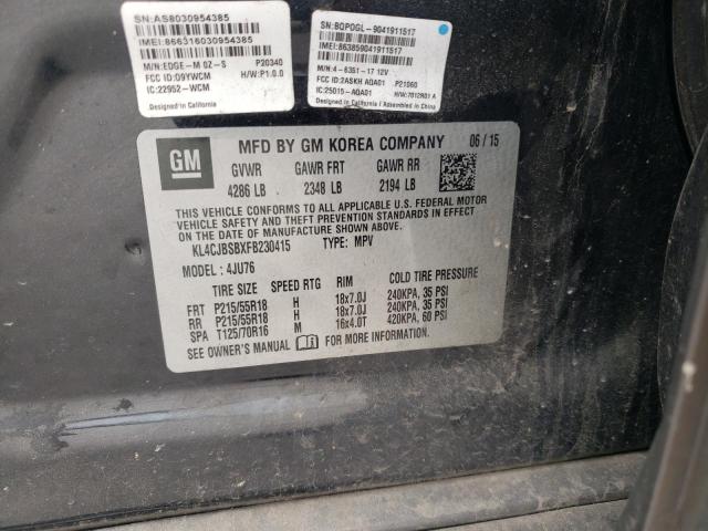 KL4CJBSBXFB230415 Buick Encore Convenience