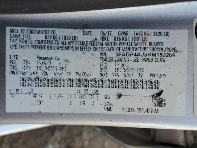3FADP4AJ3HM150209 Ford FIESTA S