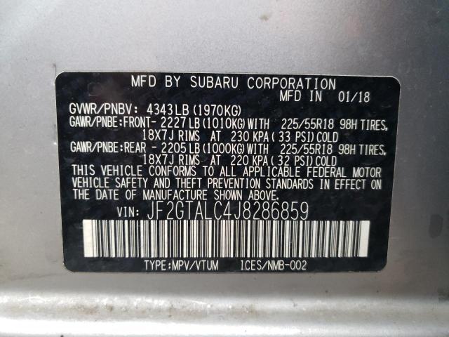JF2GTALC4J8286859 Subaru Crosstrek Limited