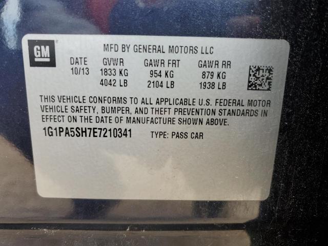 1G1PA5SH7E7210341 Chevrolet CRUZE LS