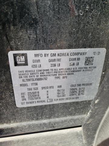 KL79MTSLXNB084762 Chevrolet Trailblazer Rs