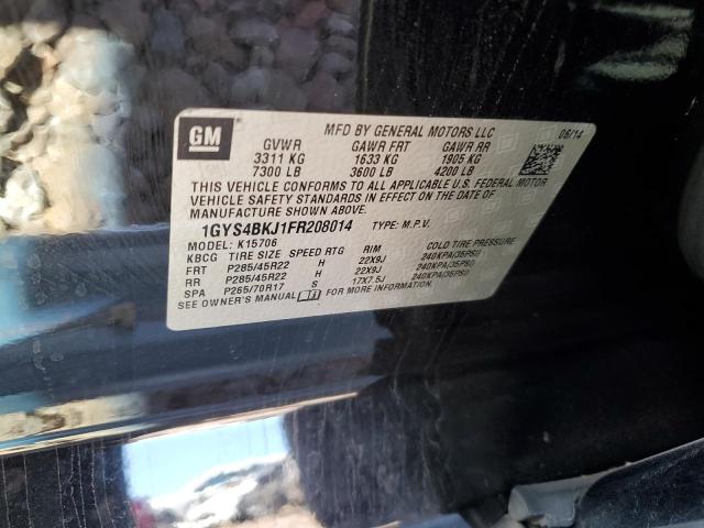 1GYS4BKJ1FR208014 Cadillac Escalade Luxury