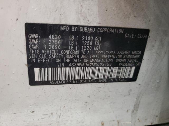 4S3BWAD62M3003756 Subaru Legacy Premium