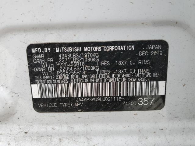 JA4AP3AU9LU021116 Mitsubishi Outlander Sport Es