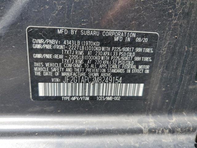 JF2GTAPC3M8249154 Subaru Crosstrek Premium