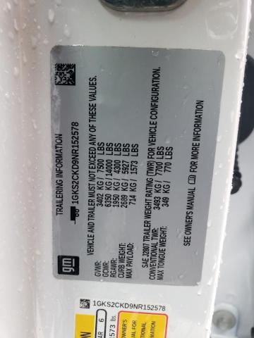 1GKS2CKD9NR152578 GMC Yukon At4