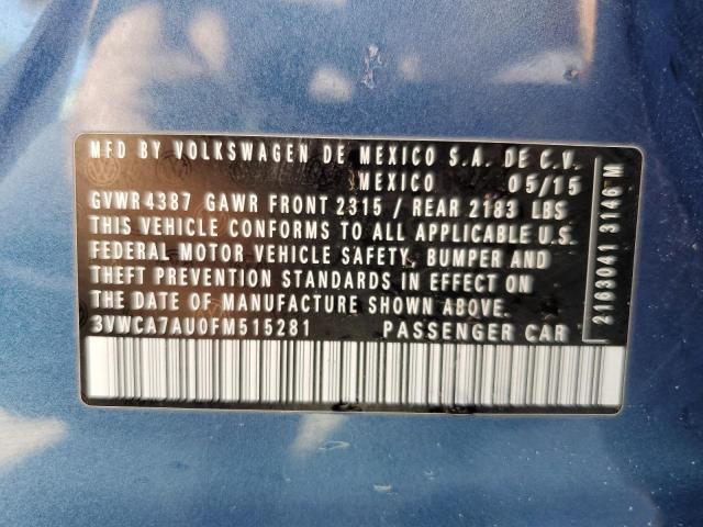 3VWCA7AU0FM515281 Volkswagen Golf Sportwagen Tdi S