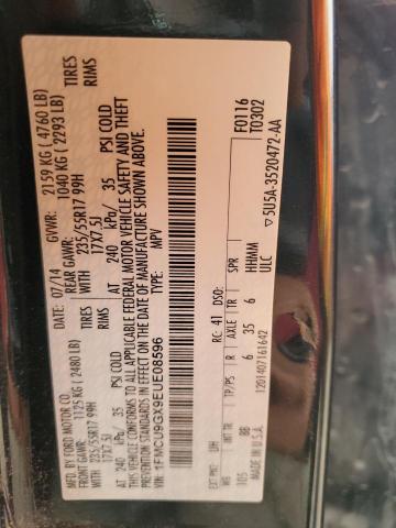 1FMCU9GX9EUE08596 Ford ESCAPE SE