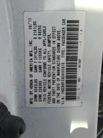 1HGCR6F5XEA000678 Honda Accord Hybrid Exl