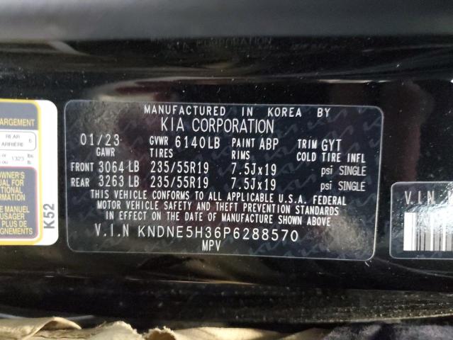 KNDNE5H36P6288570 KIA Carnival Sx