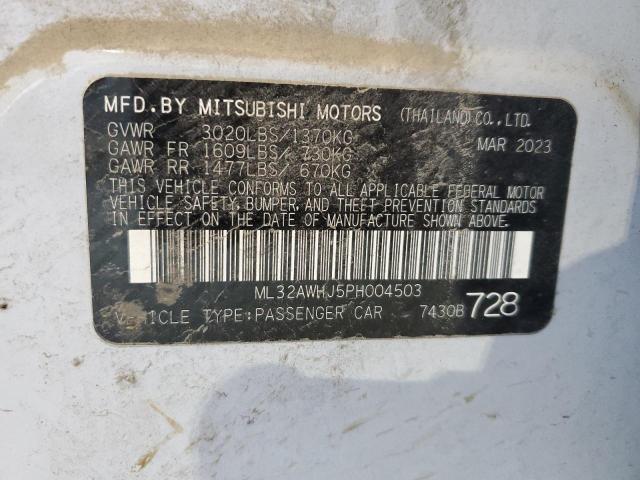 ML32AWHJ5PH004503 Mitsubishi MIRAGE SE