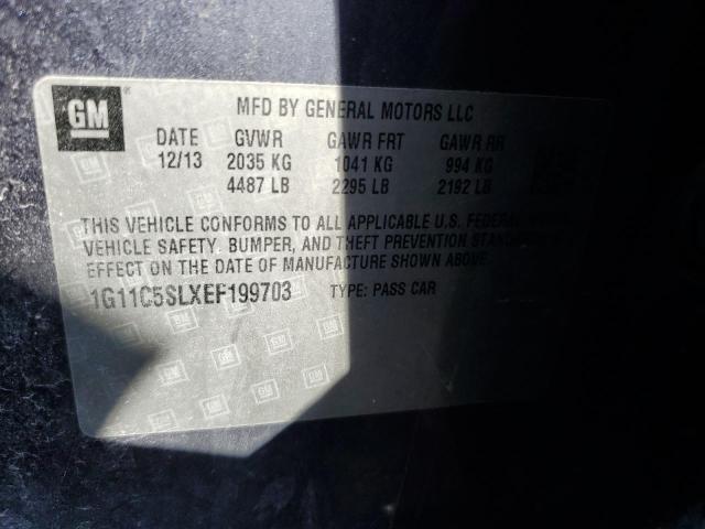 1G11C5SLXEF199703 Chevrolet MALIBU 1LT