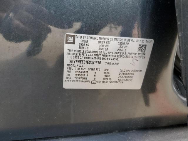 3GYFNEE31ES661610 Cadillac Srx Luxury Collection