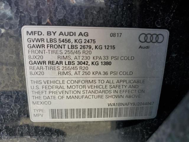 WA1BNAFY9J2044947 Audi Q5 Premium Plus