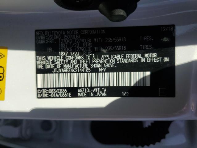 JTJYARBZ4K2144185 Lexus Nx 300 Base