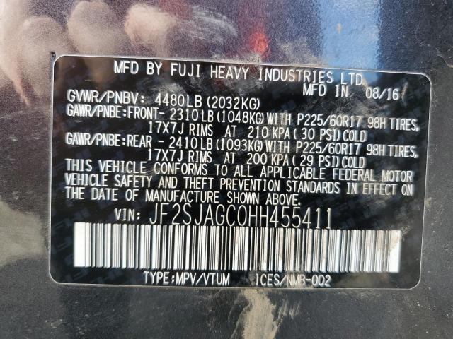 JF2SJAGC0HH455411 Subaru Forester 2.5i Premium
