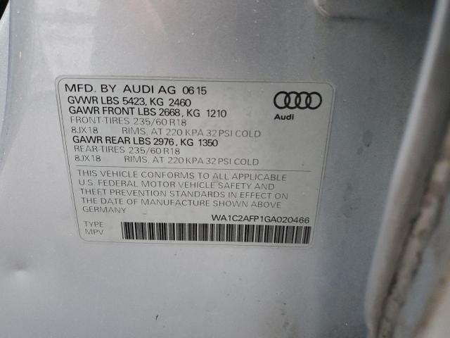 WA1C2AFP1GA020466 Audi Q5 PREMIUM