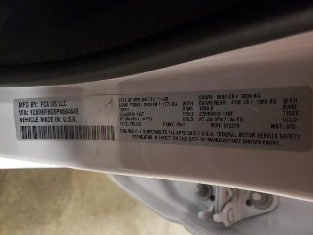 1C6RRFBG9PN564549 RAM 1500 Big Horn/lone Star
