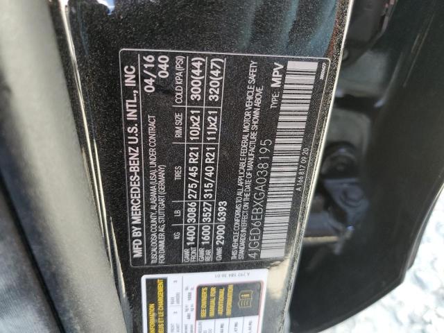 4JGED6EBXGA038195 Mercedes-Benz Gle Coupe 450 4matic