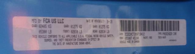 2C3CDXCT2KH718412 Dodge CHARGER R/T