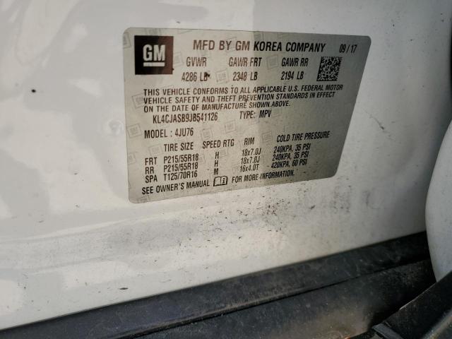 KL4CJASB9JB541126 Buick Encore Preferred