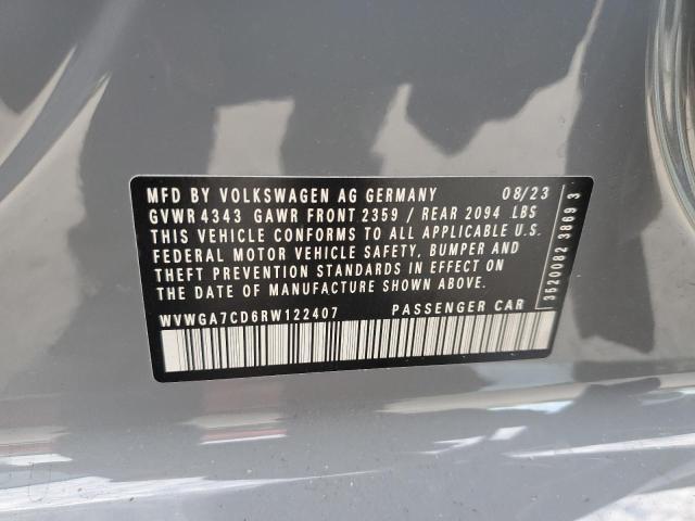 WVWGA7CD6RW122407 Volkswagen GTI S